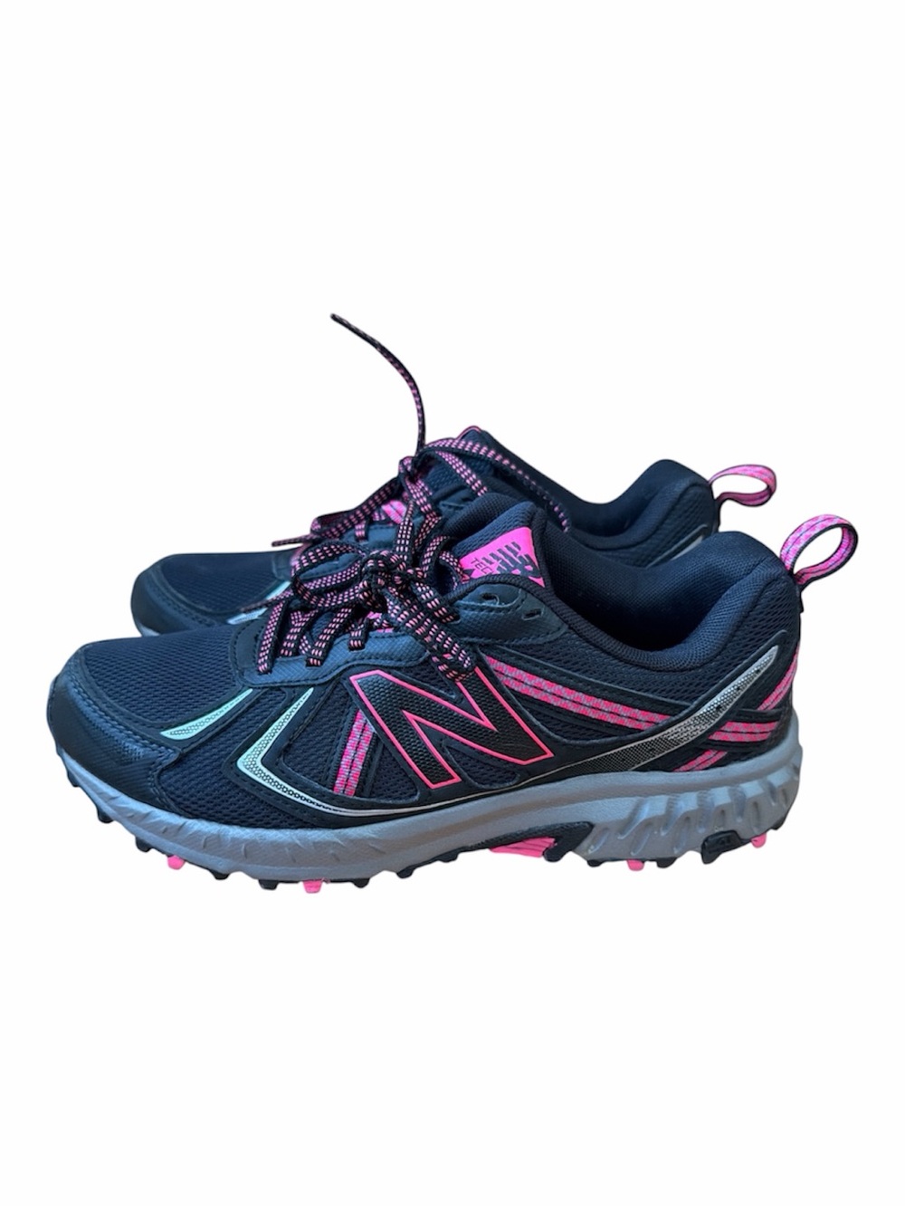 New Balance Worn 1X  410 V 5 Running Shoes Black /multicolor A450  WM Size 8